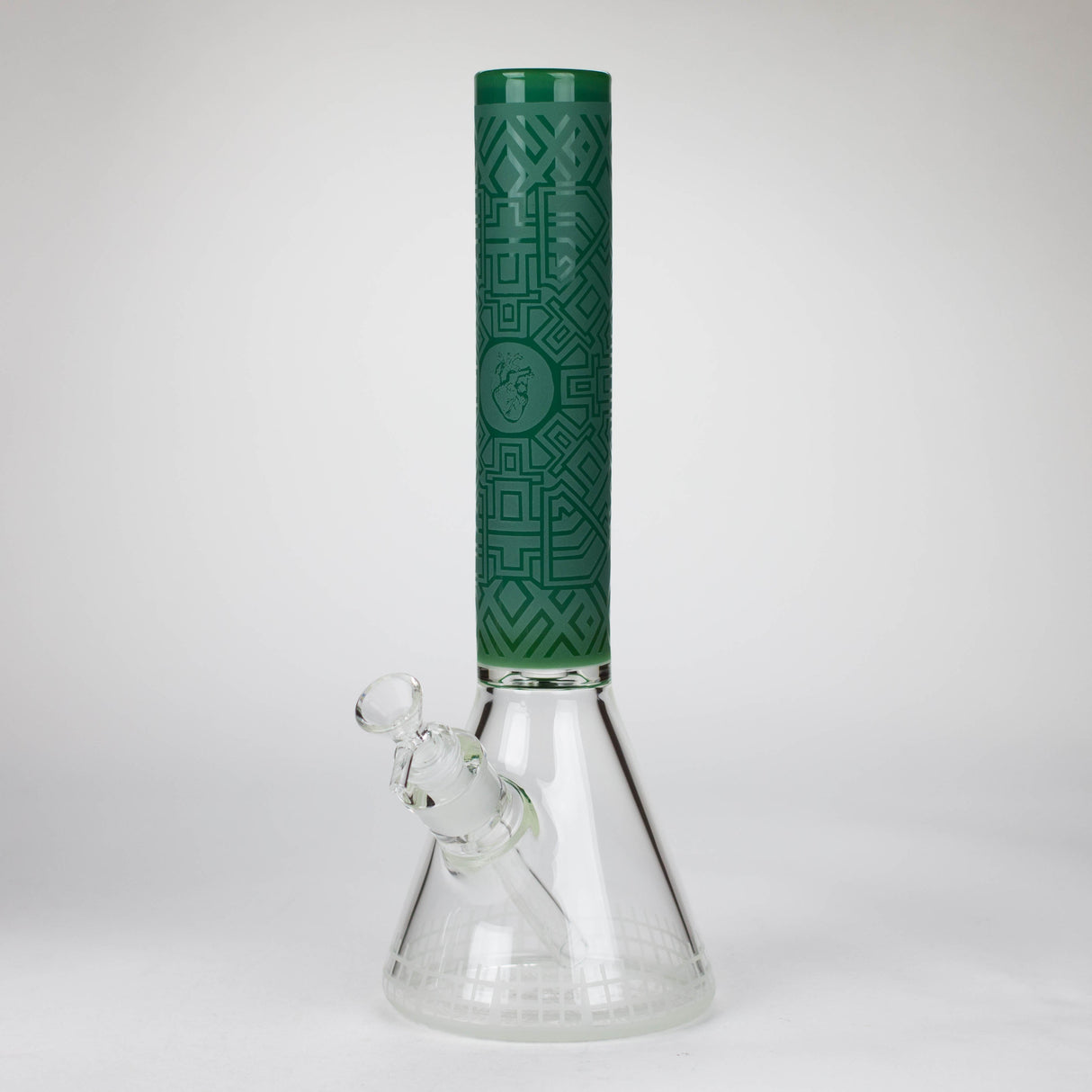 14" Beaker Base Glass Bong with 6.25" Downstem