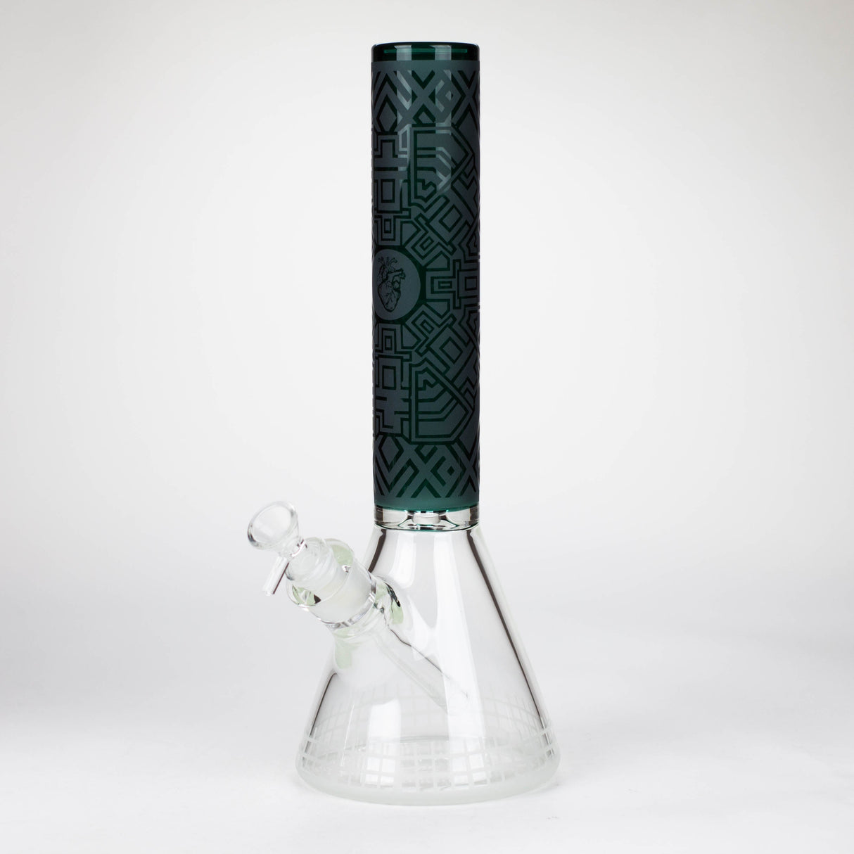 14" Beaker Base Glass Bong with 6.25" Downstem