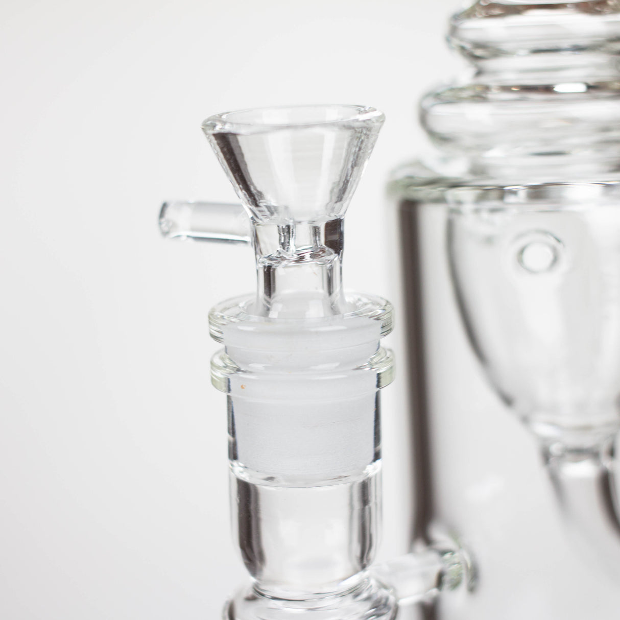 10″ Straight Tube Recycler Glass Bong