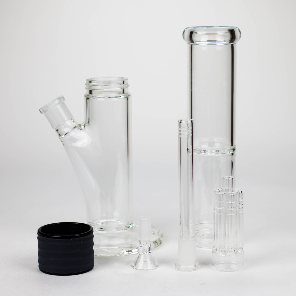 17" 5 mm DIY Glass Straight Tube Bong Set