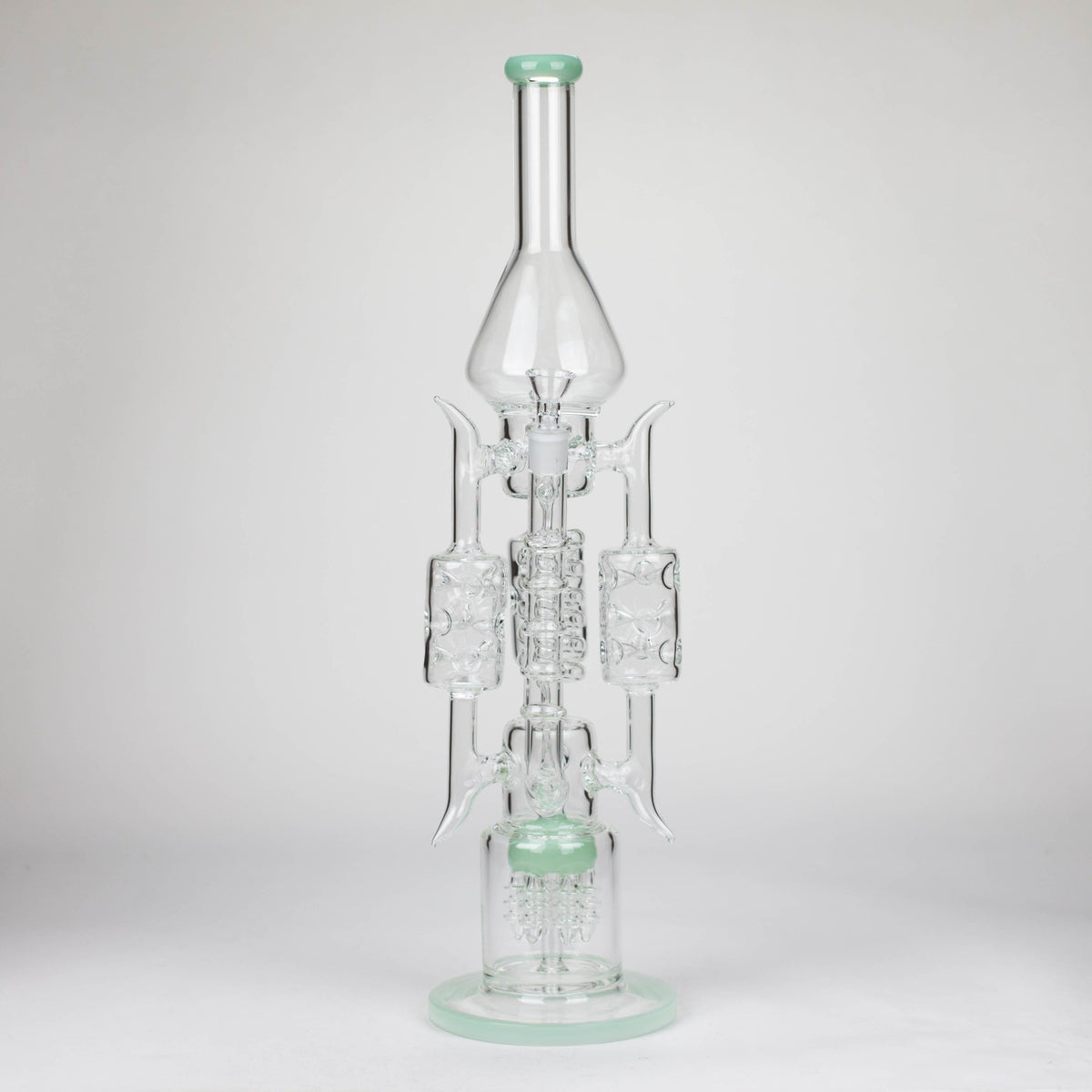 Canadian Distributor Glass Bong 20" Coil Glass Recycler Bong 20" Coil Glass Recycler Bong | Large Bong Canada