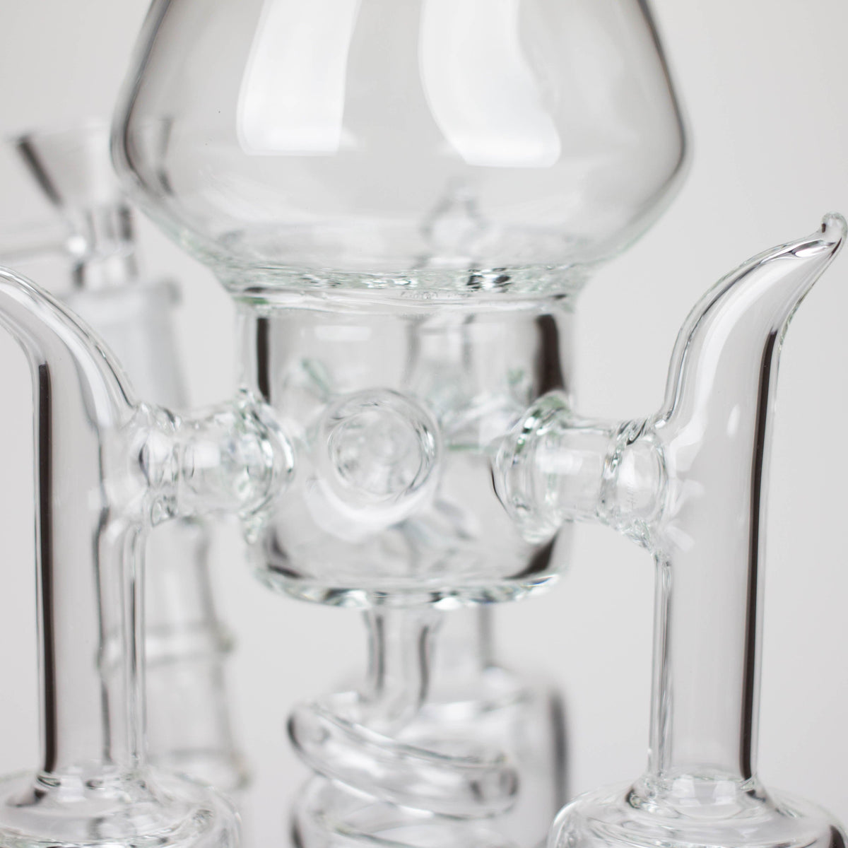 Canadian Distributor Glass Bong 20" Coil Glass Recycler Bong 20" Coil Glass Recycler Bong | Large Bong Canada