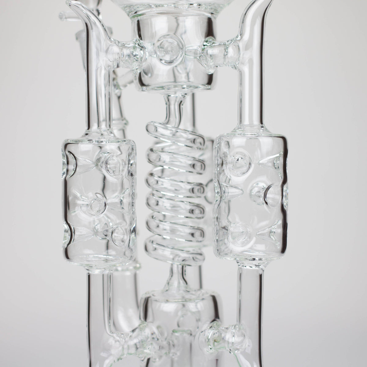 Canadian Distributor Glass Bong 20" Coil Glass Recycler Bong 20" Coil Glass Recycler Bong | Large Bong Canada