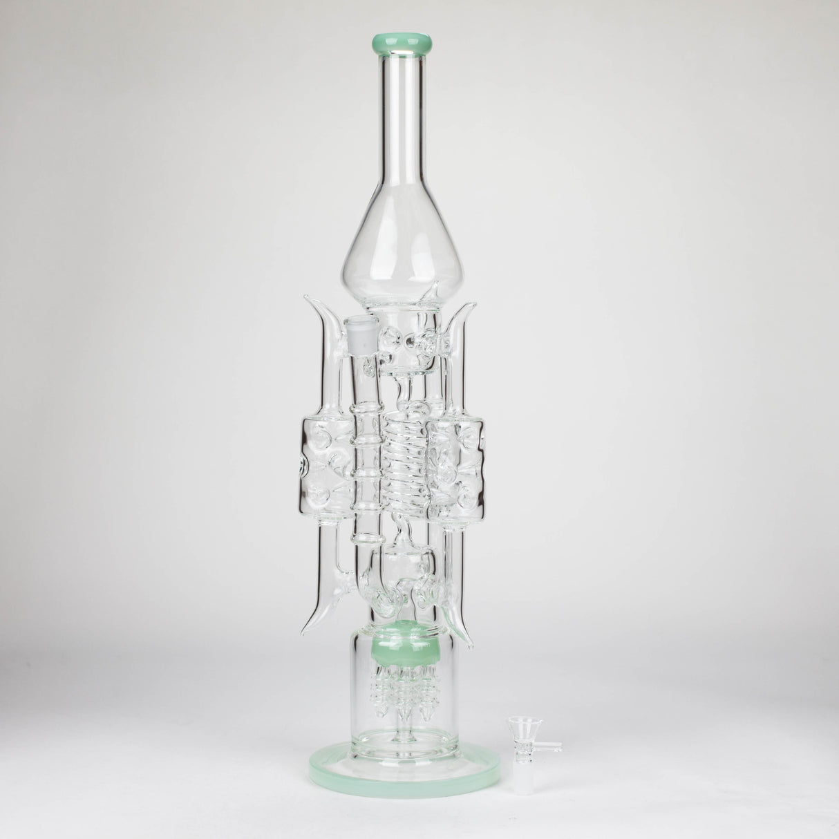 20" Coil Glass Recycler Bong