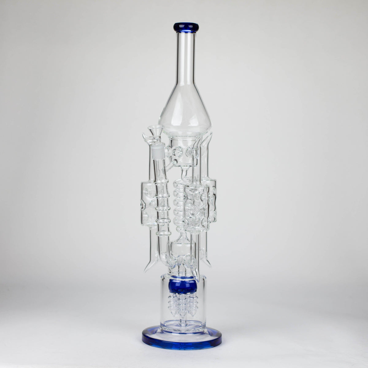 Canadian Distributor Glass Bong 20" Coil Glass Recycler Bong 20" Coil Glass Recycler Bong | Large Bong Canada