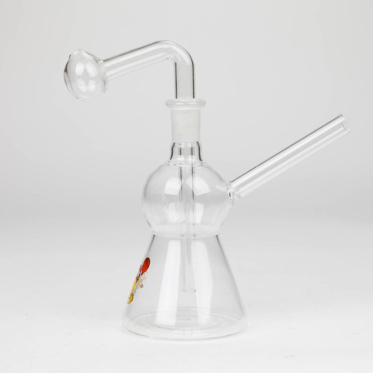 Bongzie Smokes Glass Rig 6.5" Sticker Glass Oil Rig with 14 mm Joint Compact Glass Oil Rig | Canada