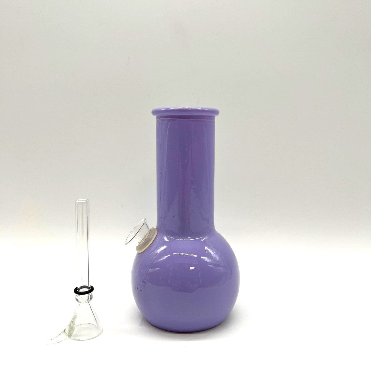 NIBO Distribution Glass Bong Soft Glass 6 " Assorted Colors and design Soft Glass 6 " Assorted Colors and design