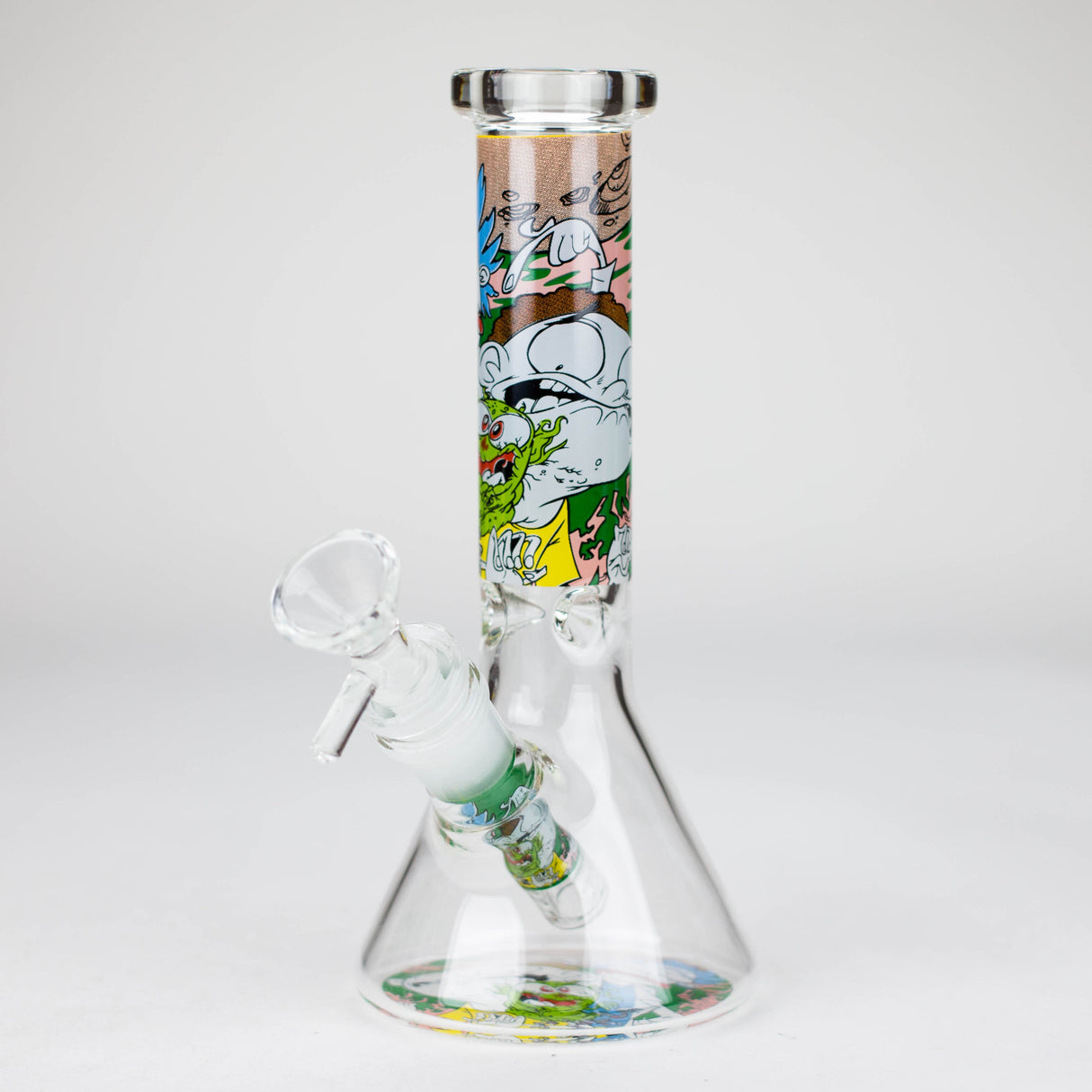 7.5" Portal Scientist Graphic Beaker Bong