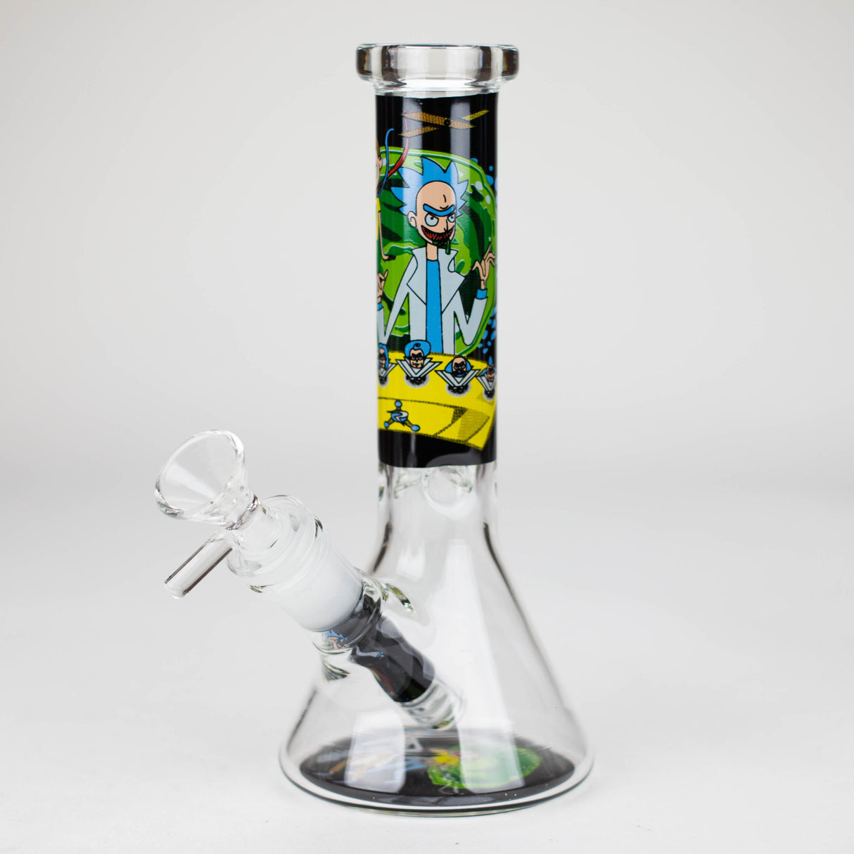 7.5" Portal Scientist Graphic Beaker Bong