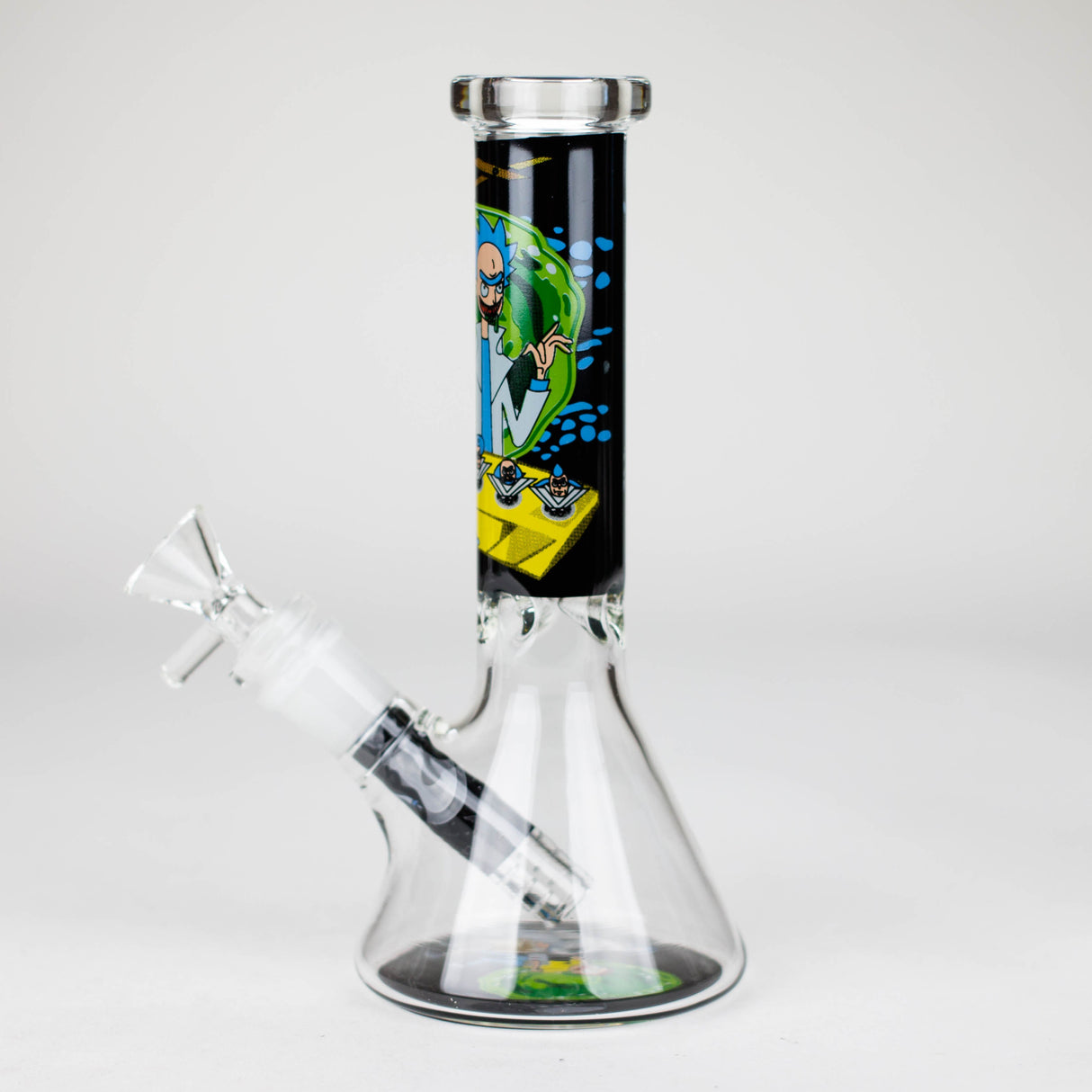 7.5" Portal Scientist Graphic Beaker Bong