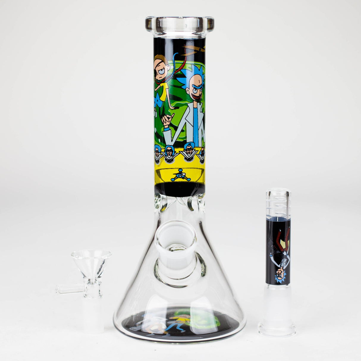 7.5" Portal Scientist Graphic Beaker Bong