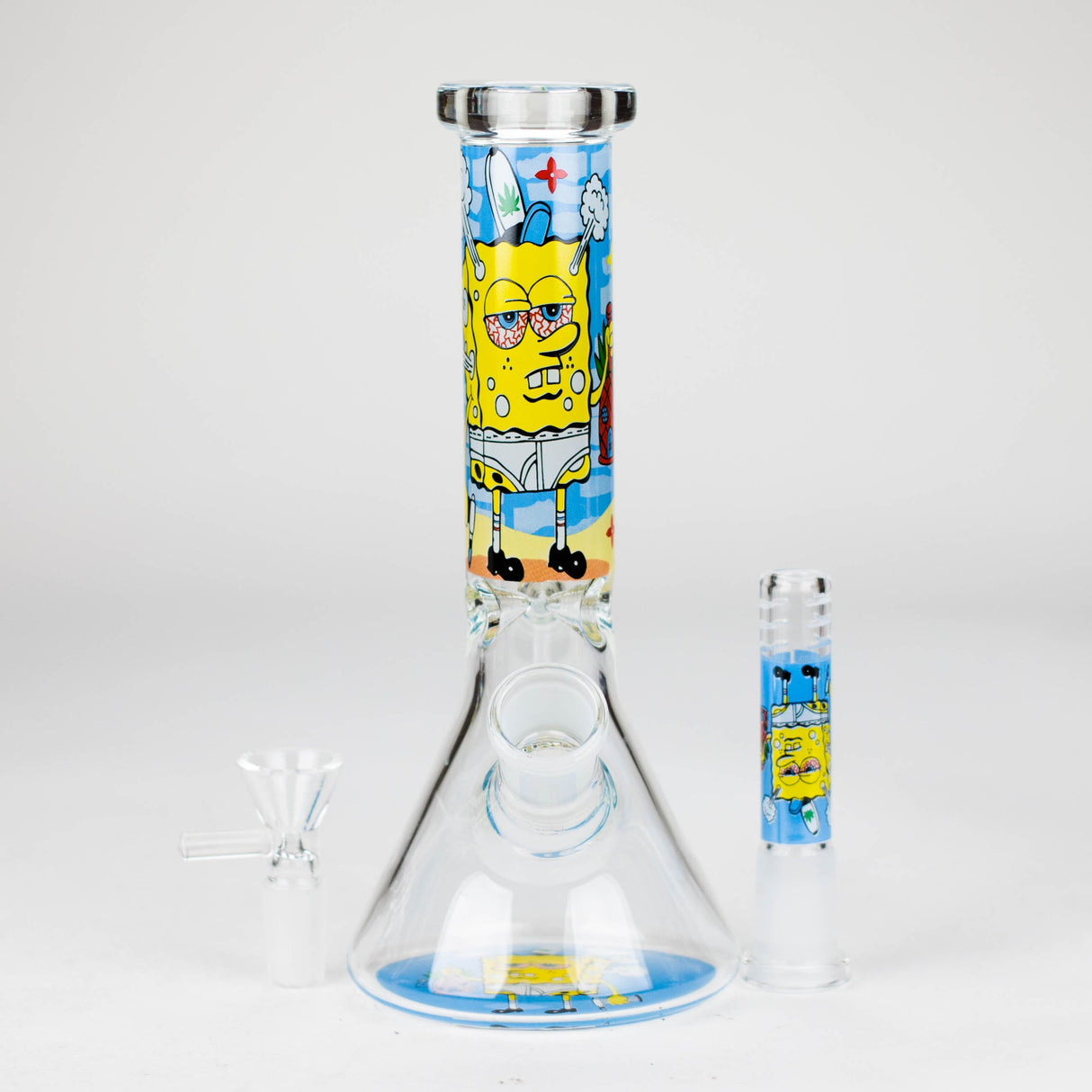7.5" Undersea Sponge Cartoon Beaker Bong
