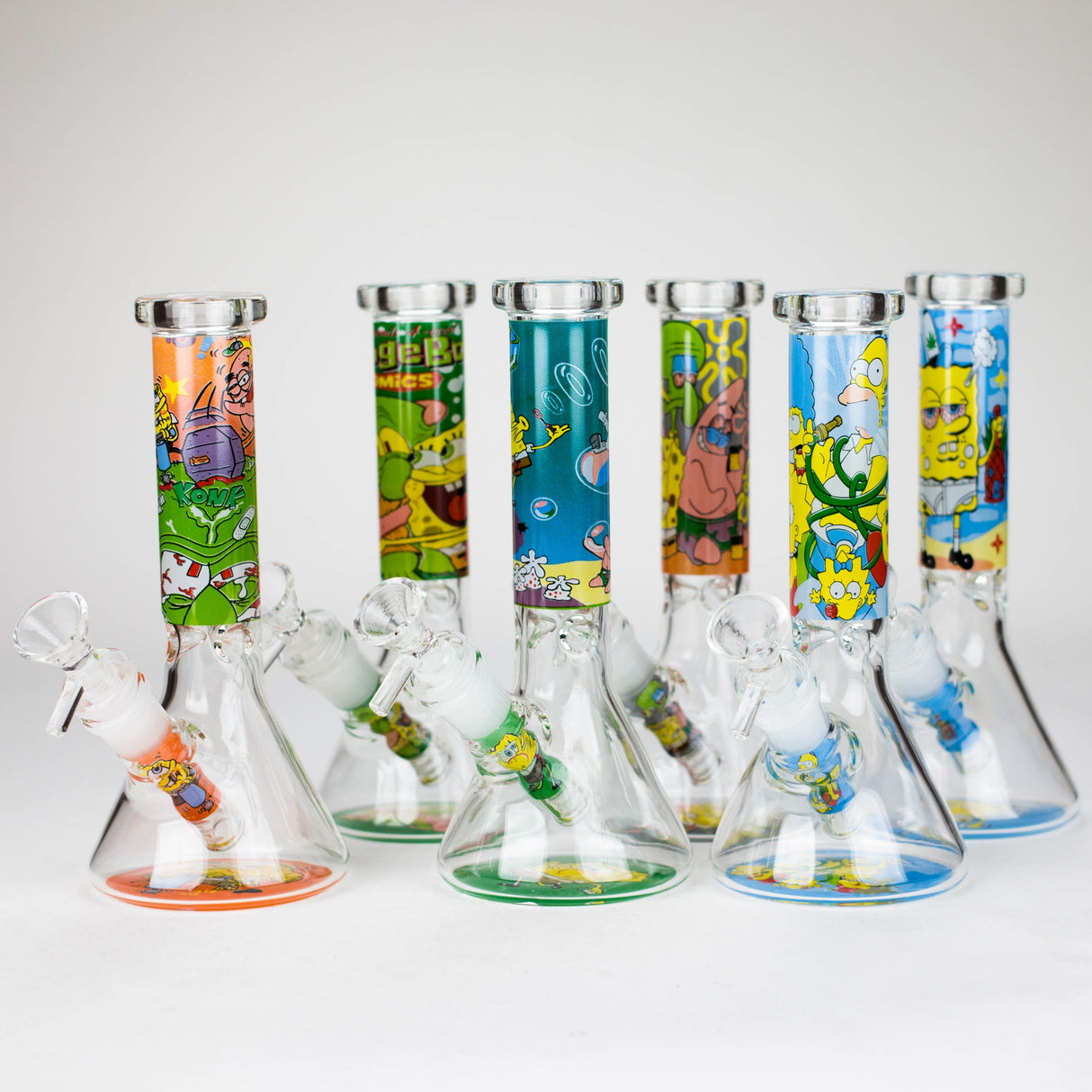 7.5" Undersea Sponge Cartoon Beaker Bong