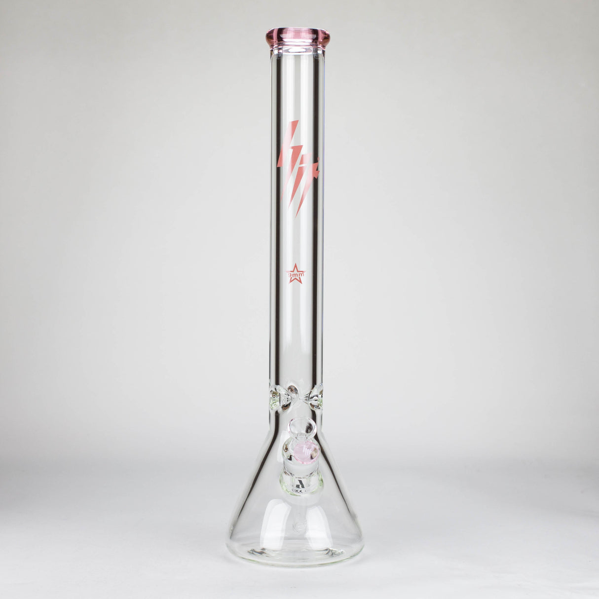 HIT Bang en verre de 20 po (50,8 cm) de 9 mm d'épaisseur