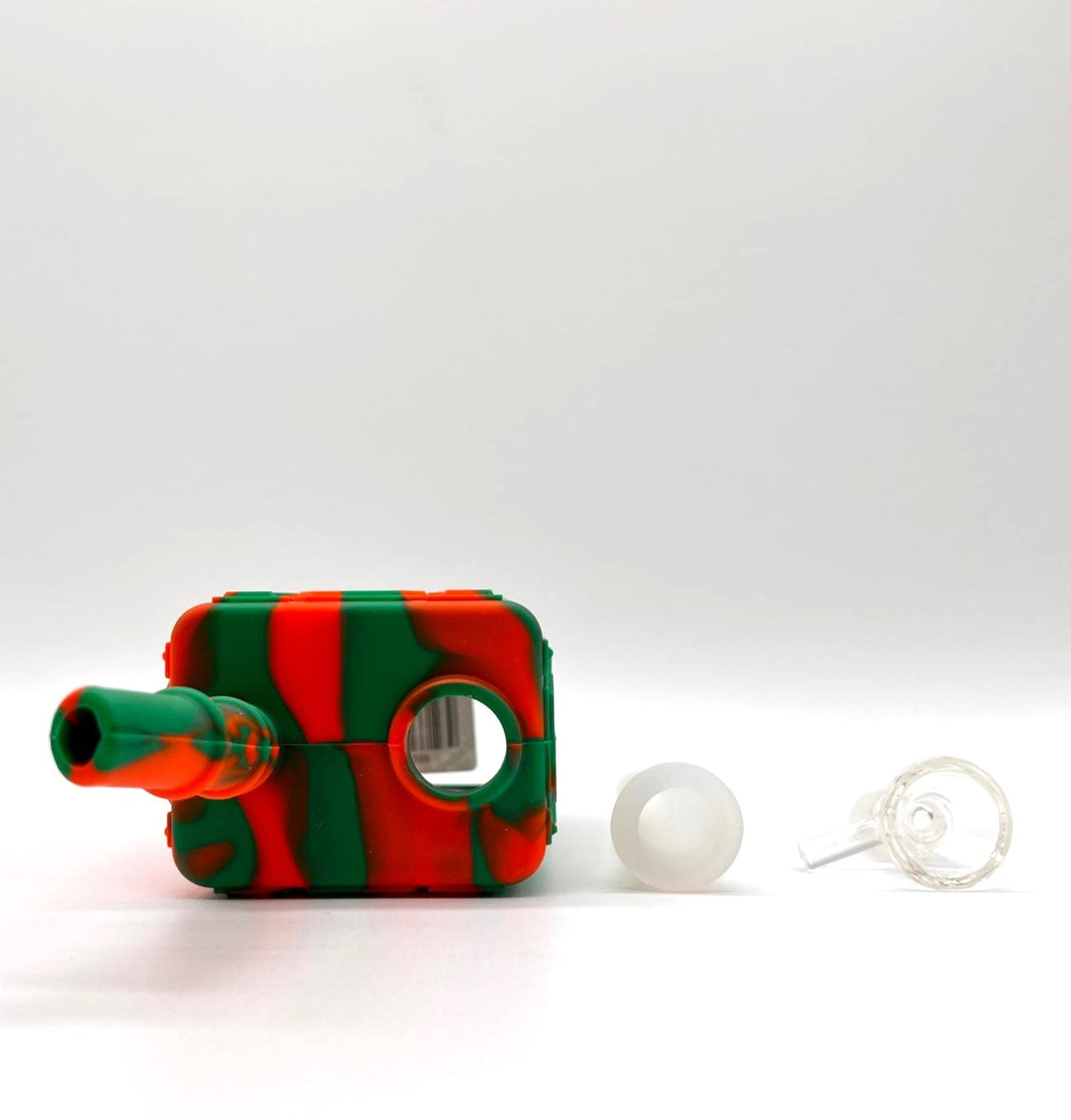 7" Silicone Juice Box Bong with Logo