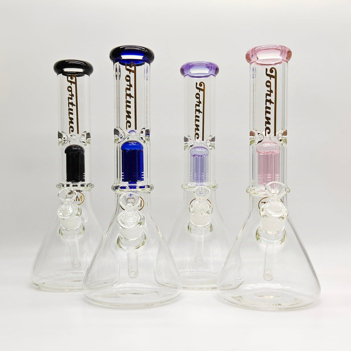 Fortune 14" 7mm 6-Arm Tree Perc Beaker Bong