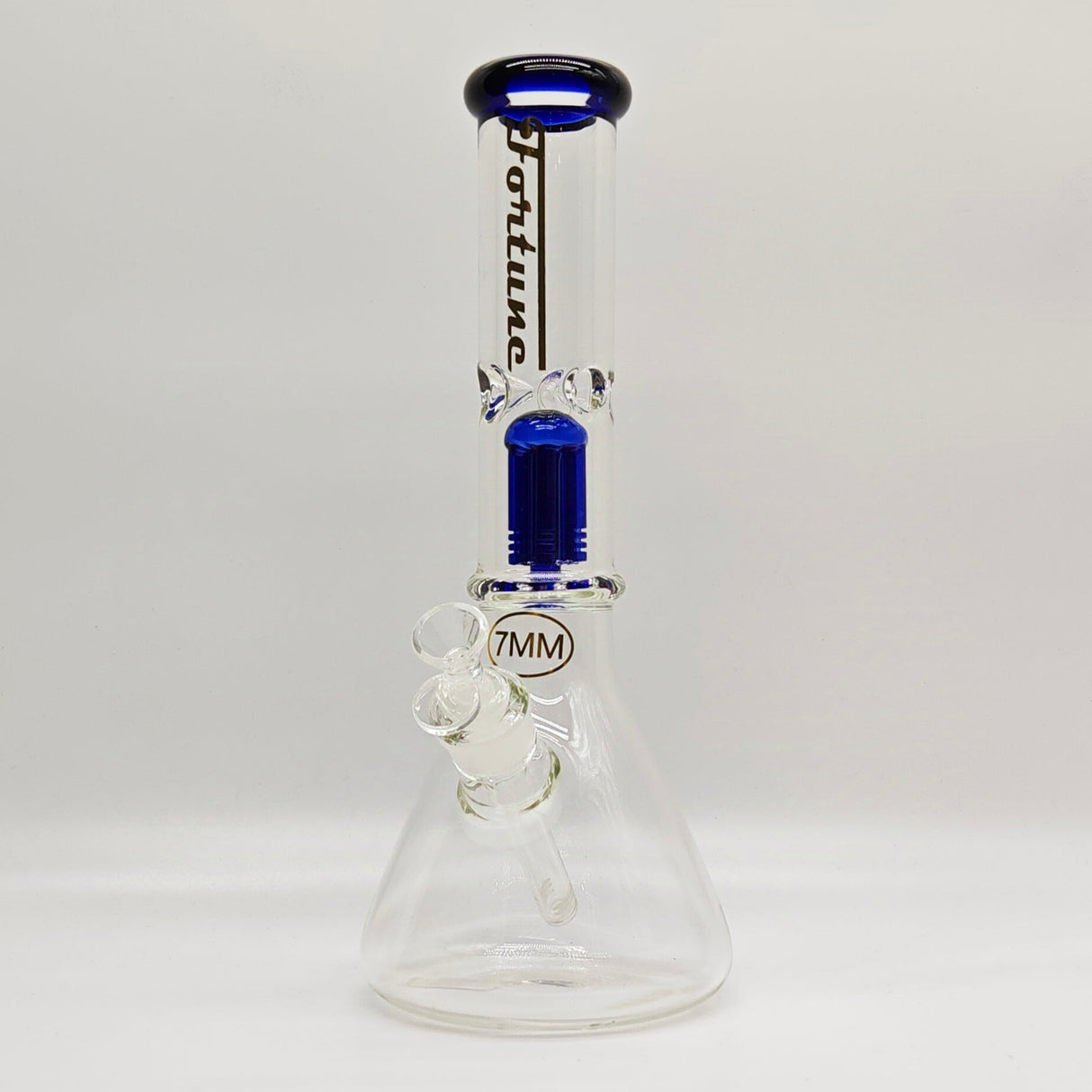 Fortune 14" 7mm 6-Arm Tree Perc Beaker Bong