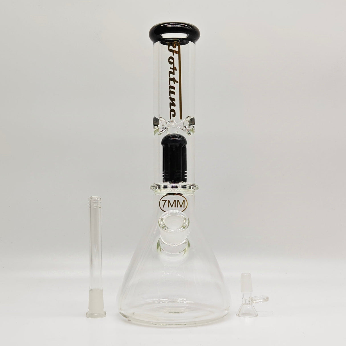 Fortune 14" 7mm 6-Arm Tree Perc Beaker Bong
