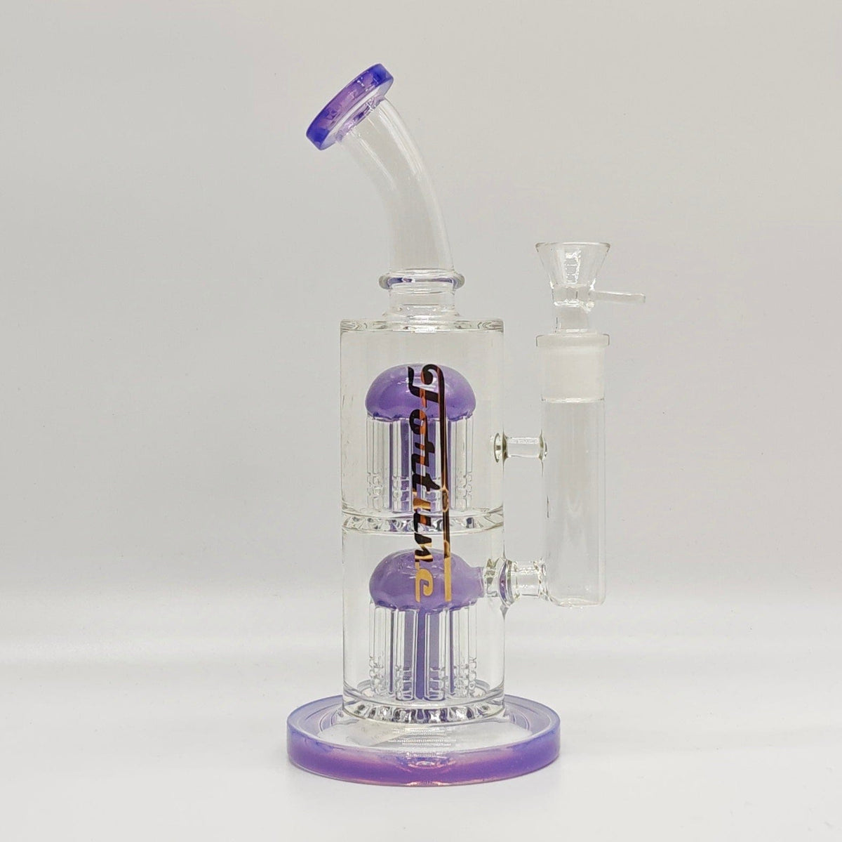 Fortune Dab Rig Fortune 10" Double 10-Arm Tree Perc Rig Fortune 10" Double Tree Perc Chamber Rig