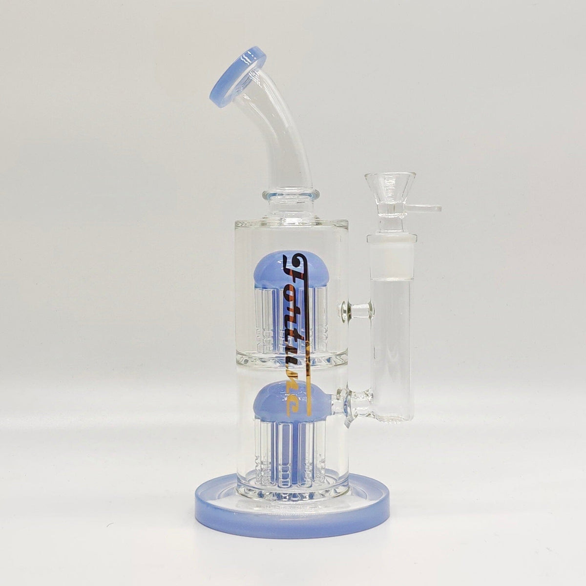 Fortune Dab Rig Fortune 10" Double 10-Arm Tree Perc Rig Fortune 10" Double Tree Perc Chamber Rig