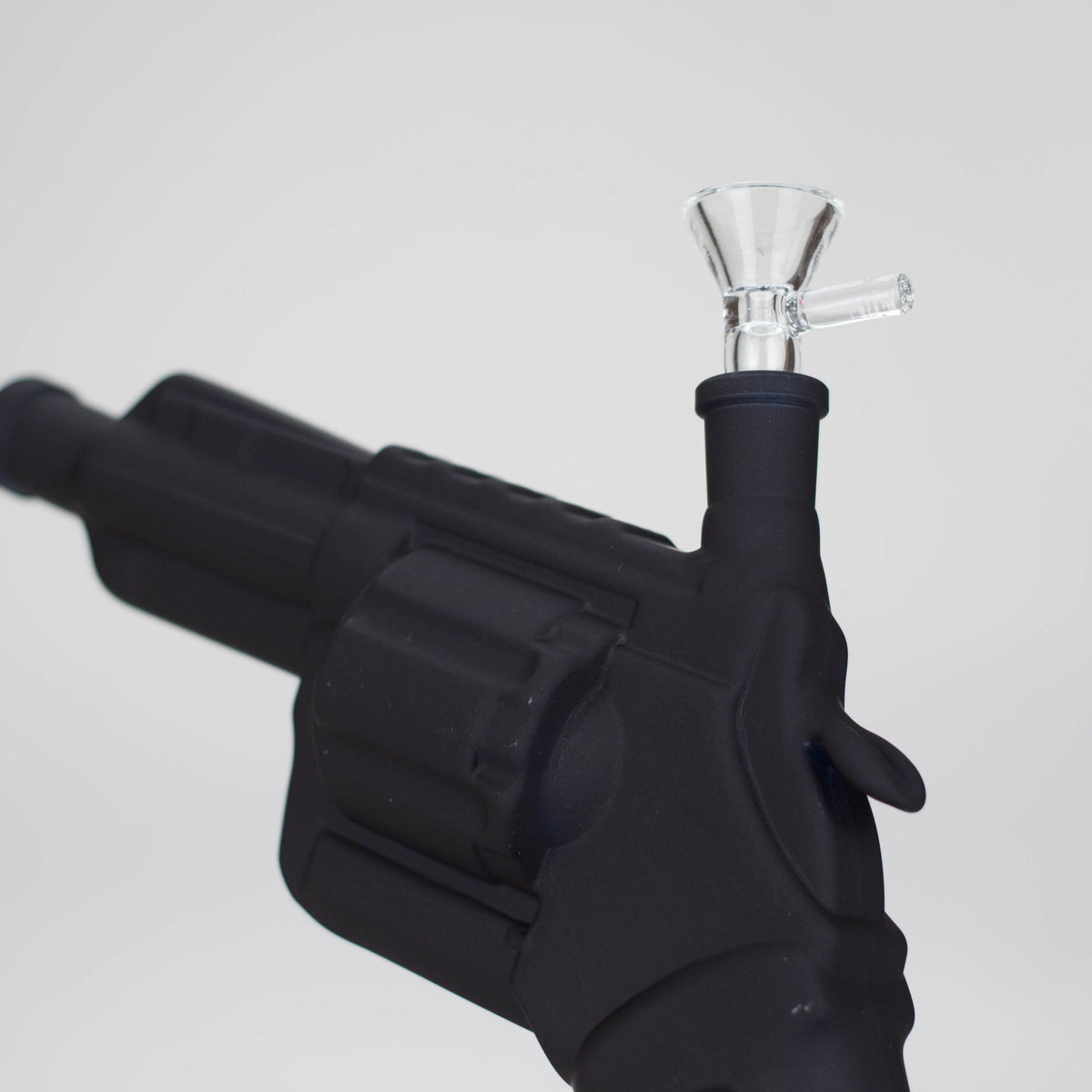 JJ Distribution Glass Bong 7.5" Matte Pistol-Shaped Glass Bong 7.5" Matte Pistol Glass Bong | Novelty Bong Canada