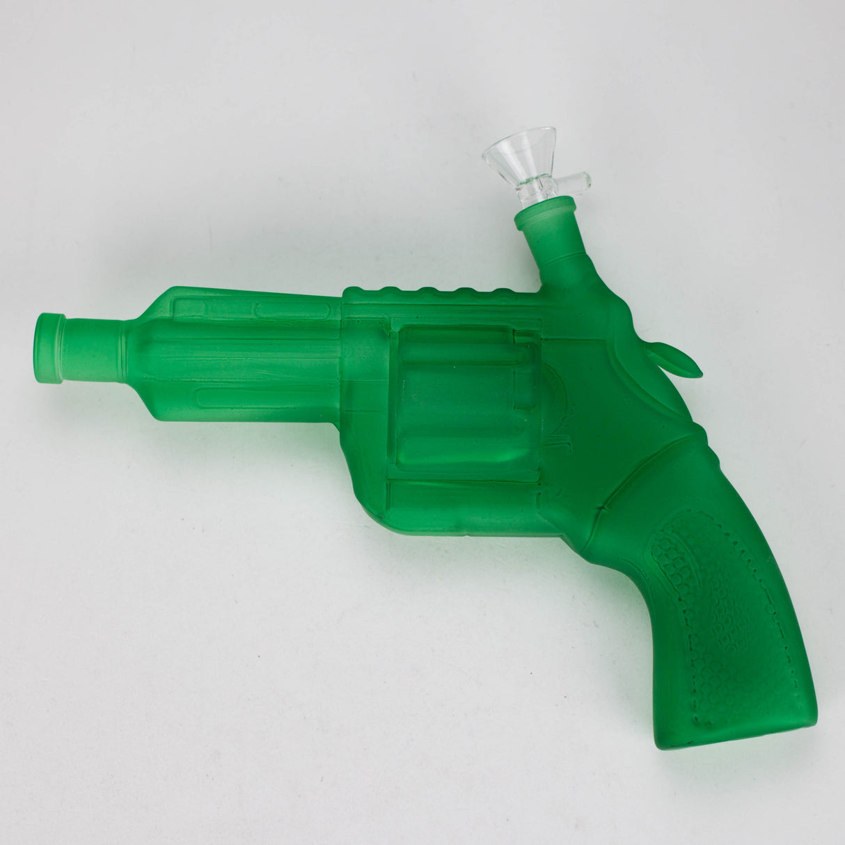 7.5" Matte Pistol-Shaped Glass Bong