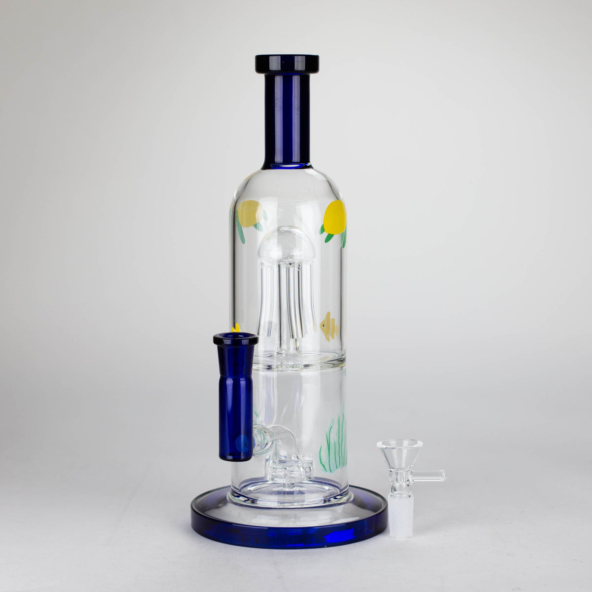 JJ Distribution Glass Bong 10.5" Tropical Ocean Glass Bong 10.5" Tropical Ocean Glass Bong | Canada