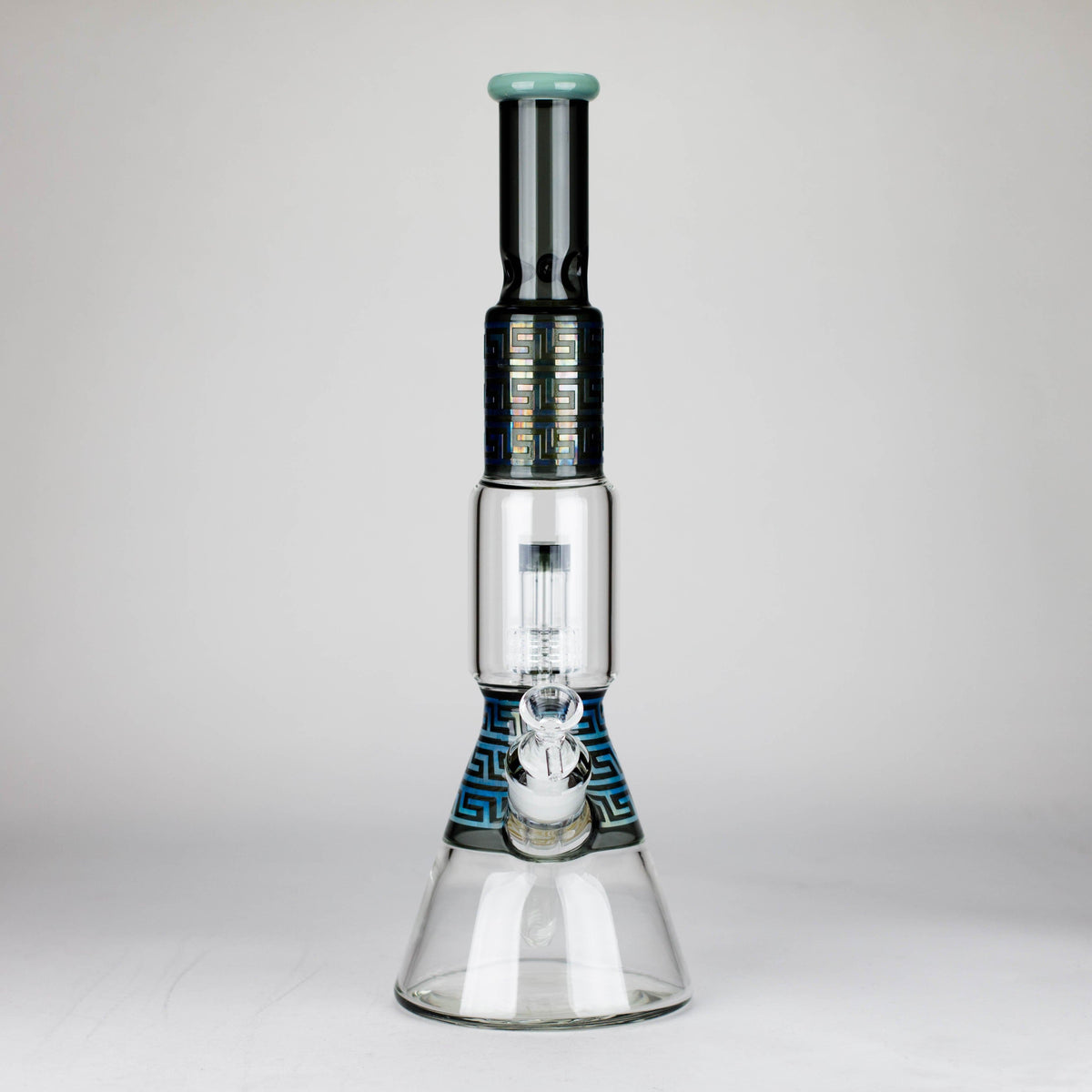 JJ Distribution Glass Bong 17" Maze Glass Bong 17" Maze Glass Bong
