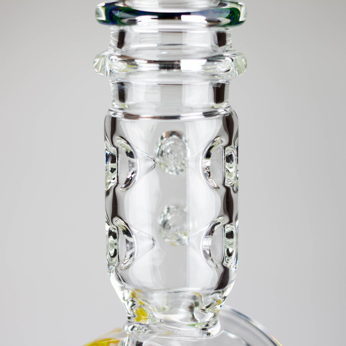WENEED® Glass Bong WENEED Guardian 17" Frosted Glass Water Pipe WENEED 17" Guardian Stemless Glass Bong