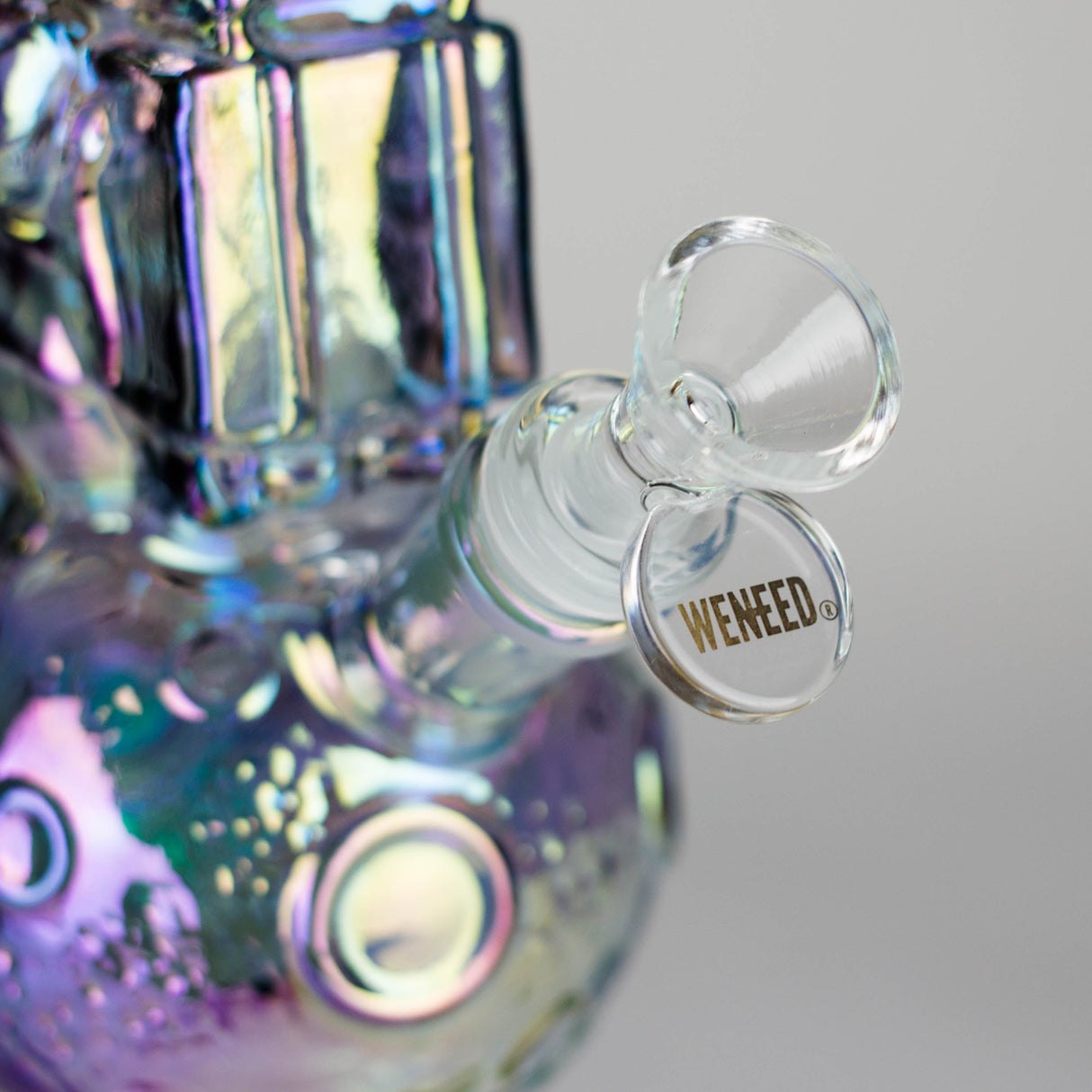 WENEED 6.75" Planetary Orb Glass Water Pipe