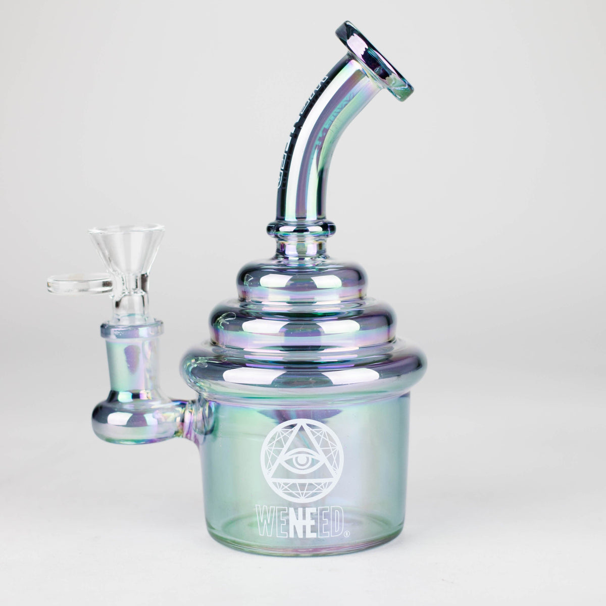 WENEED® Glass Bong WENEED 6.5" Frosted Dome Perc Glass Bong WENEED Frosted Dome Perc Bong | Canada