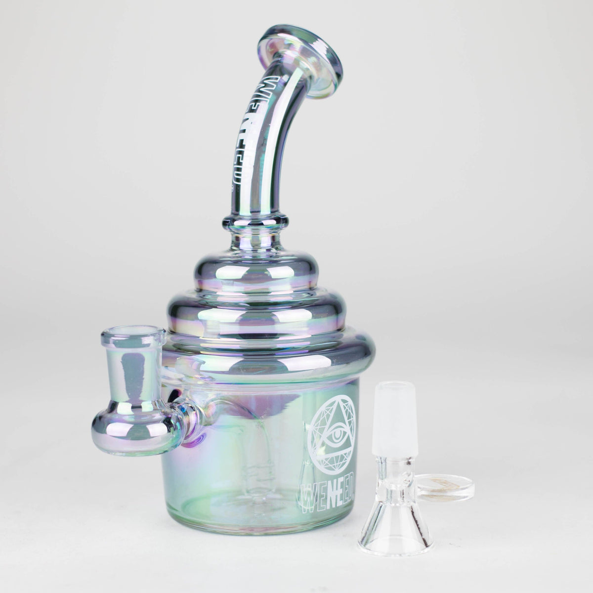 WENEED® Glass Bong WENEED 6.5" Frosted Dome Perc Glass Bong WENEED Frosted Dome Perc Bong | Canada