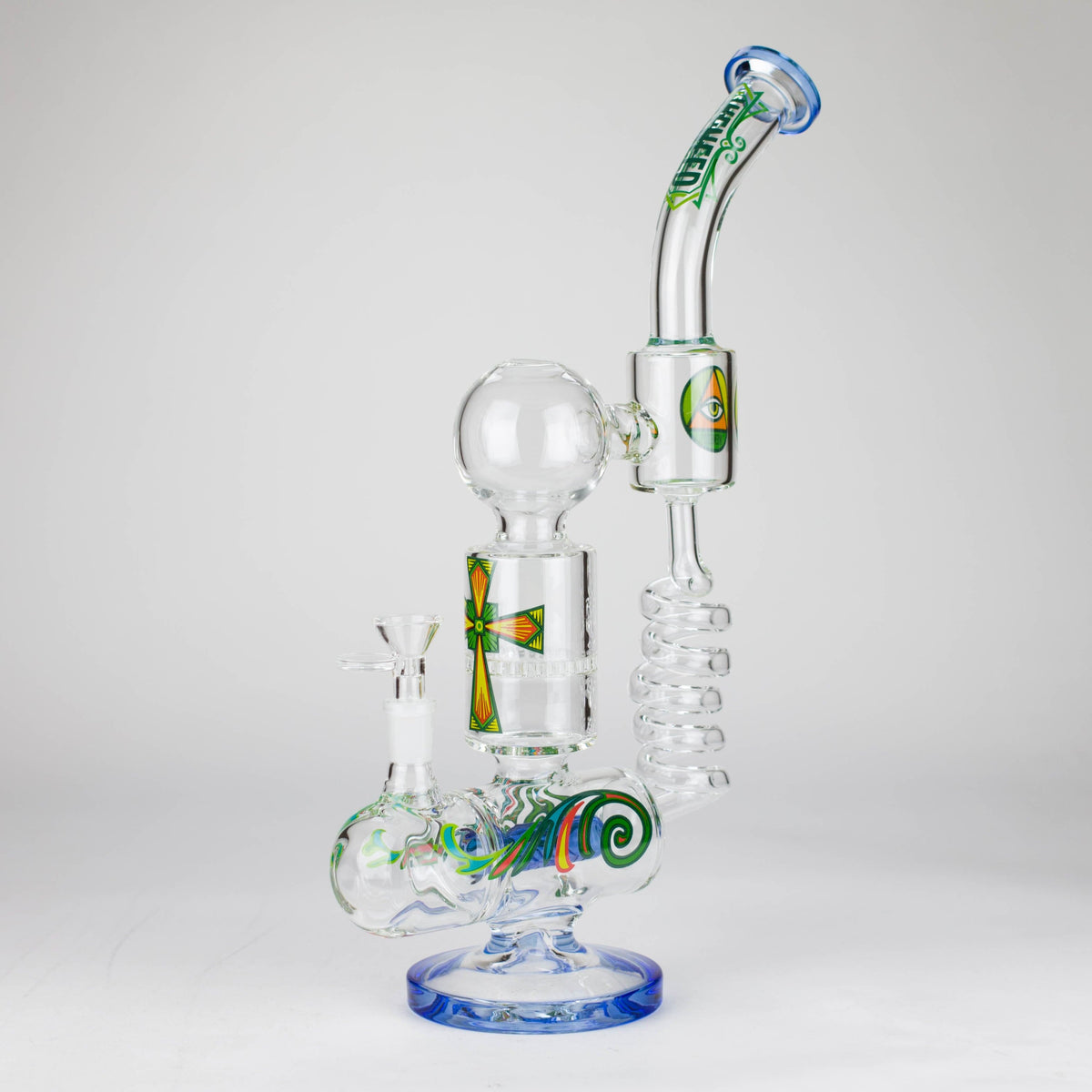 WENEED® Glass Bong WENEED Twiststream 12.5" Stemless Glass Bong WENEED 12.5" Twiststream Glass Bong | Canada