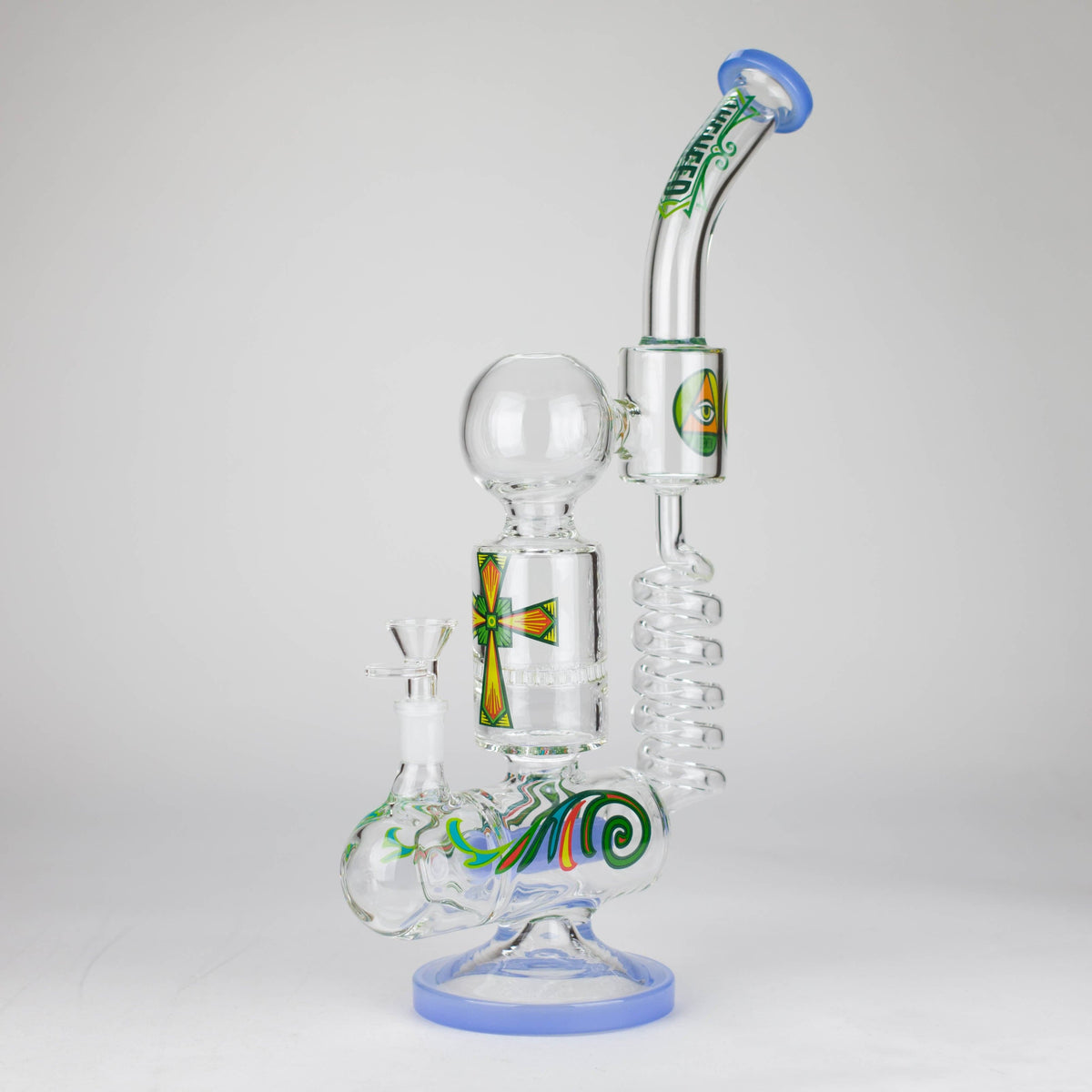 WENEED® Glass Bong WENEED Twiststream 12.5" Stemless Glass Bong WENEED 12.5" Twiststream Glass Bong | Canada