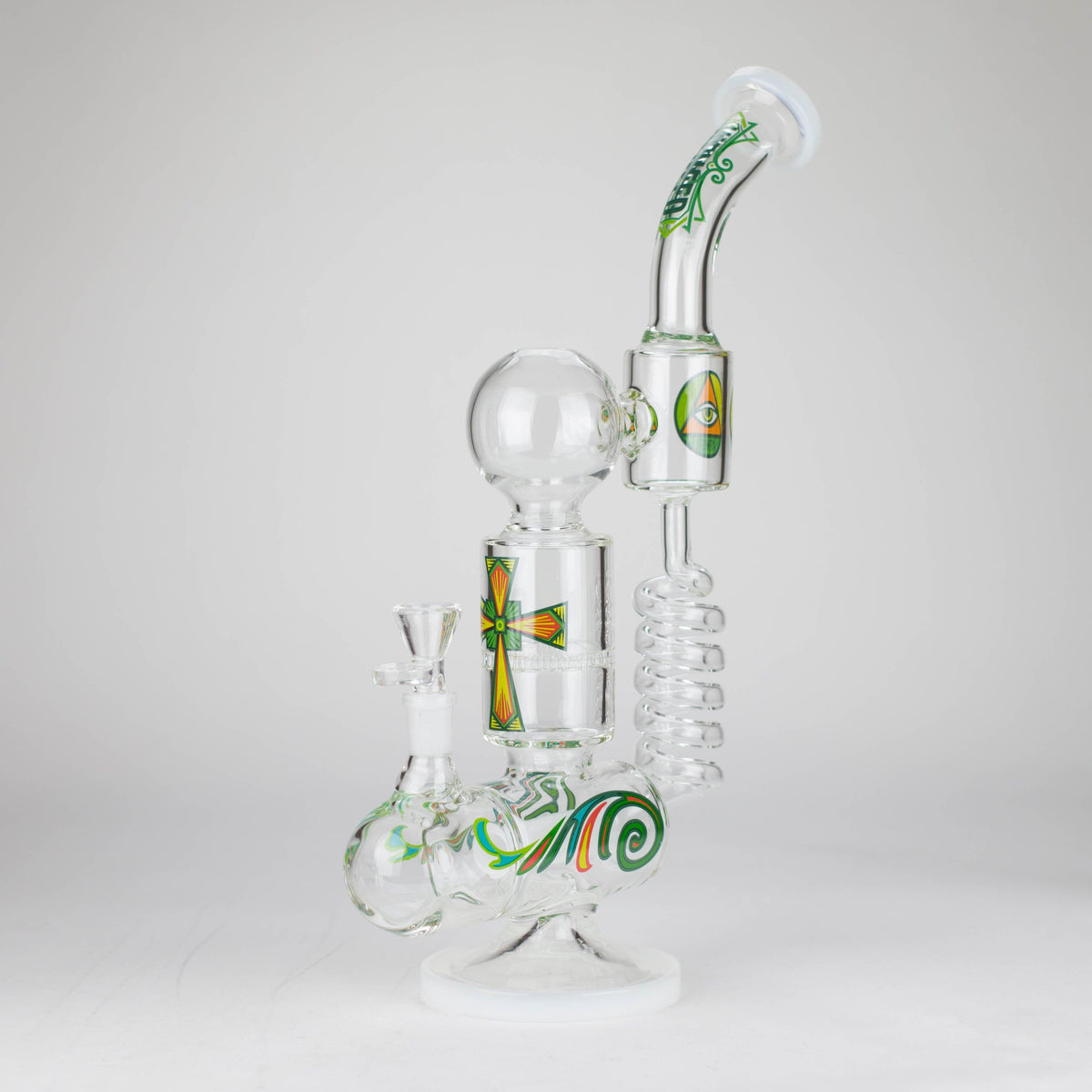 WENEED® Glass Bong WENEED Twiststream 12.5" Stemless Glass Bong WENEED 12.5" Twiststream Glass Bong | Canada