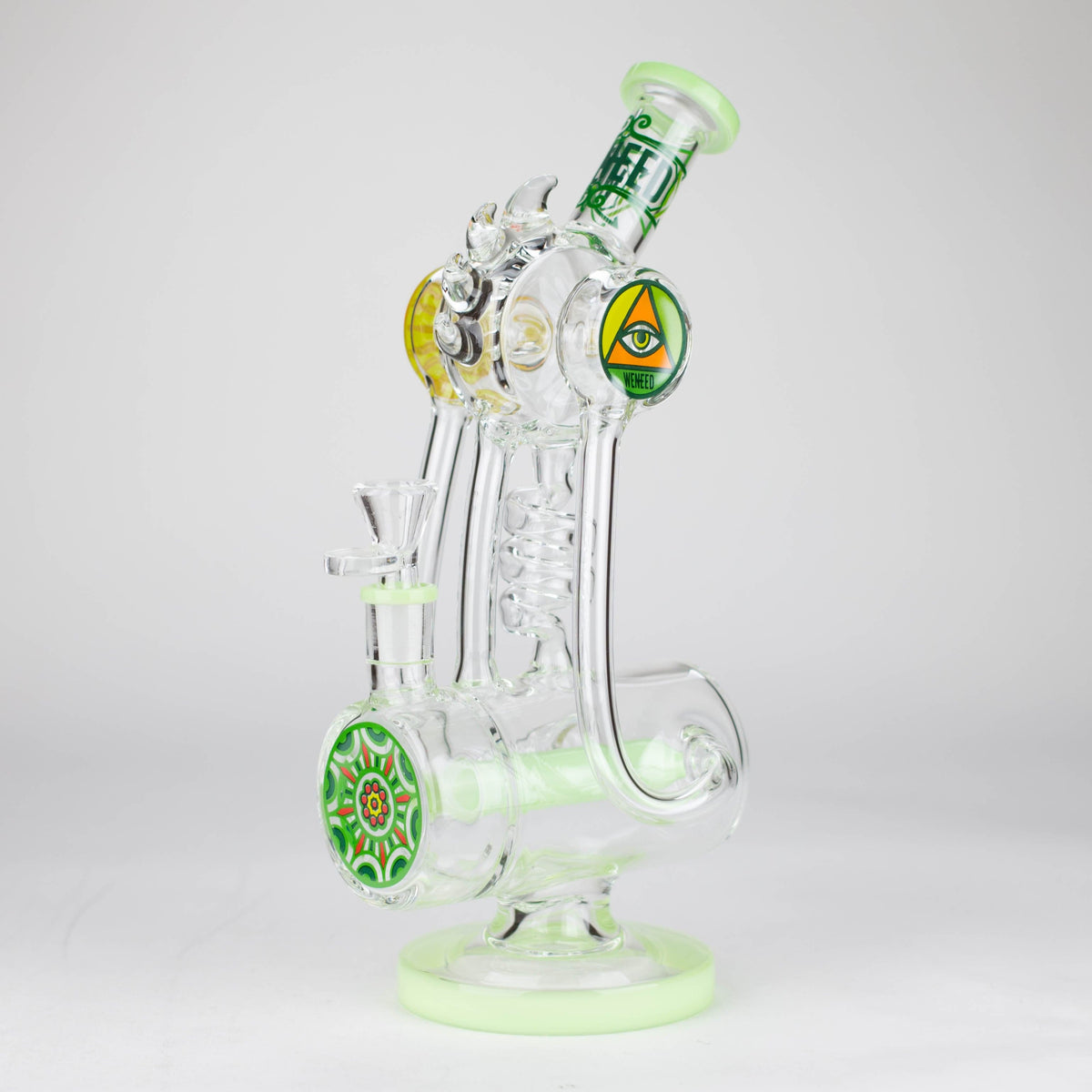 WENEED® Glass Bong WENEED Twisting Tide 12" Stemless Glass Bong WENEED 12" Twisting Tide Glass Bong | Canada