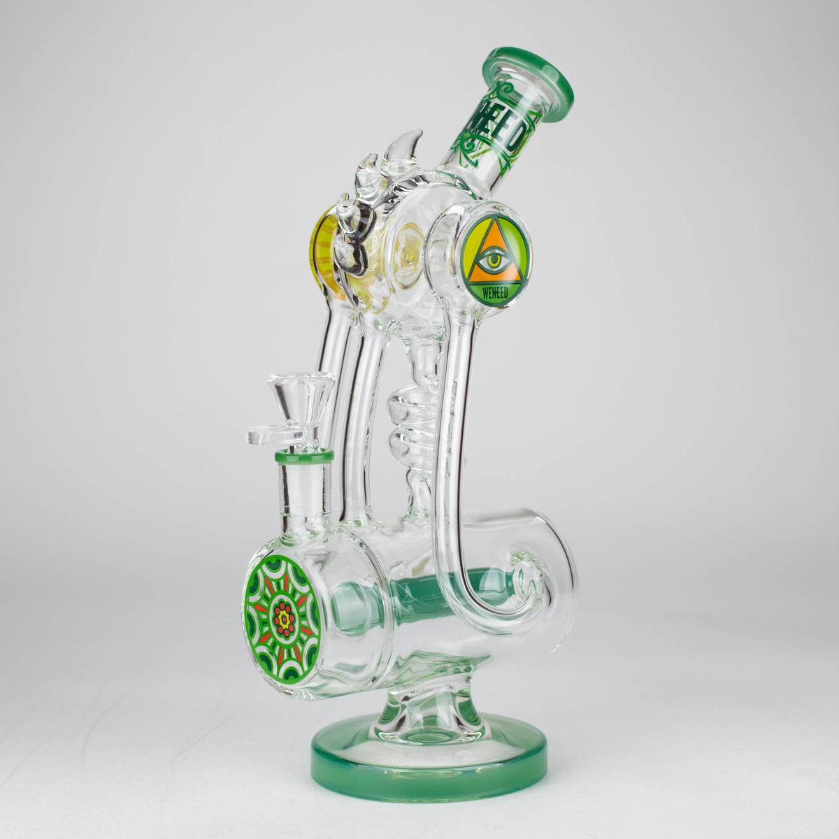 WENEED® Glass Bong WENEED Twisting Tide 12" Stemless Glass Bong WENEED 12" Twisting Tide Glass Bong | Canada