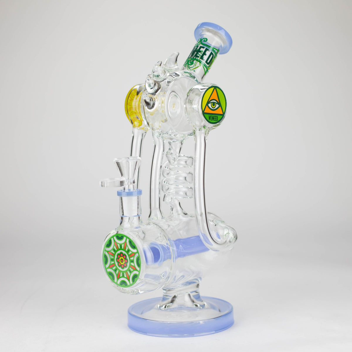 WENEED® Glass Bong WENEED Twisting Tide 12" Stemless Glass Bong WENEED 12" Twisting Tide Glass Bong | Canada
