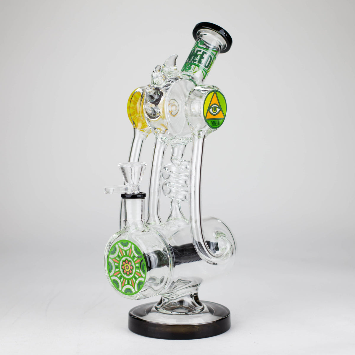 WENEED® Glass Bong WENEED Twisting Tide 12" Stemless Glass Bong WENEED 12" Twisting Tide Glass Bong | Canada