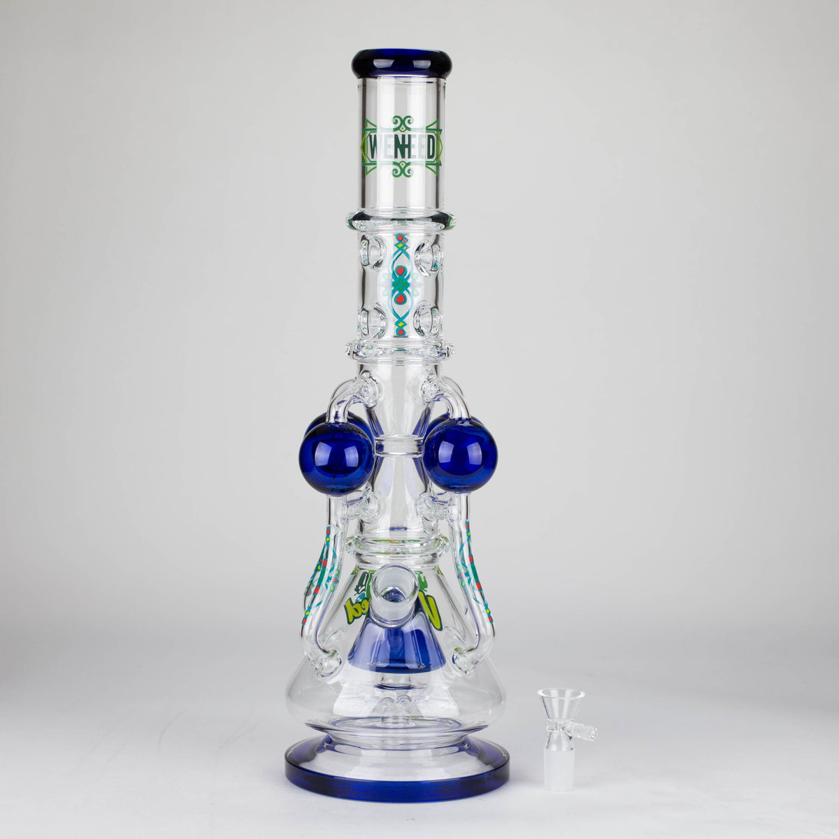 WENEED® Glass Bong WENEED | 19.5" Orb Cascade Glass Bong WENEED | 19.5" Orb Cascade Glass Bong