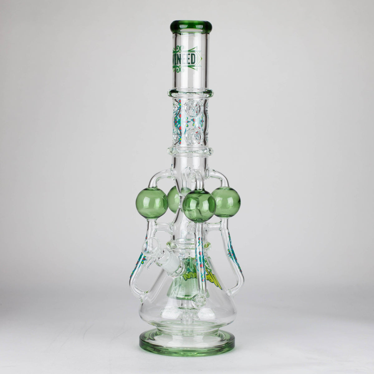 WENEED® Glass Bong WENEED | 19.5" Orb Cascade Glass Bong WENEED | 19.5" Orb Cascade Glass Bong