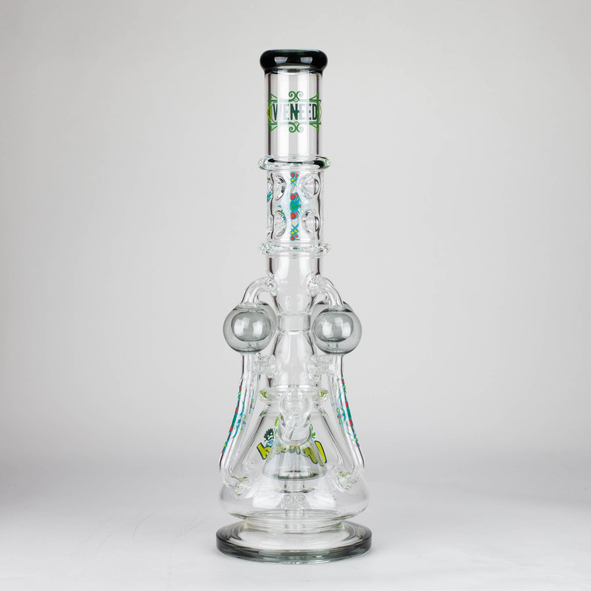 WENEED® Glass Bong WENEED | 19.5" Orb Cascade Glass Bong WENEED | 19.5" Orb Cascade Glass Bong