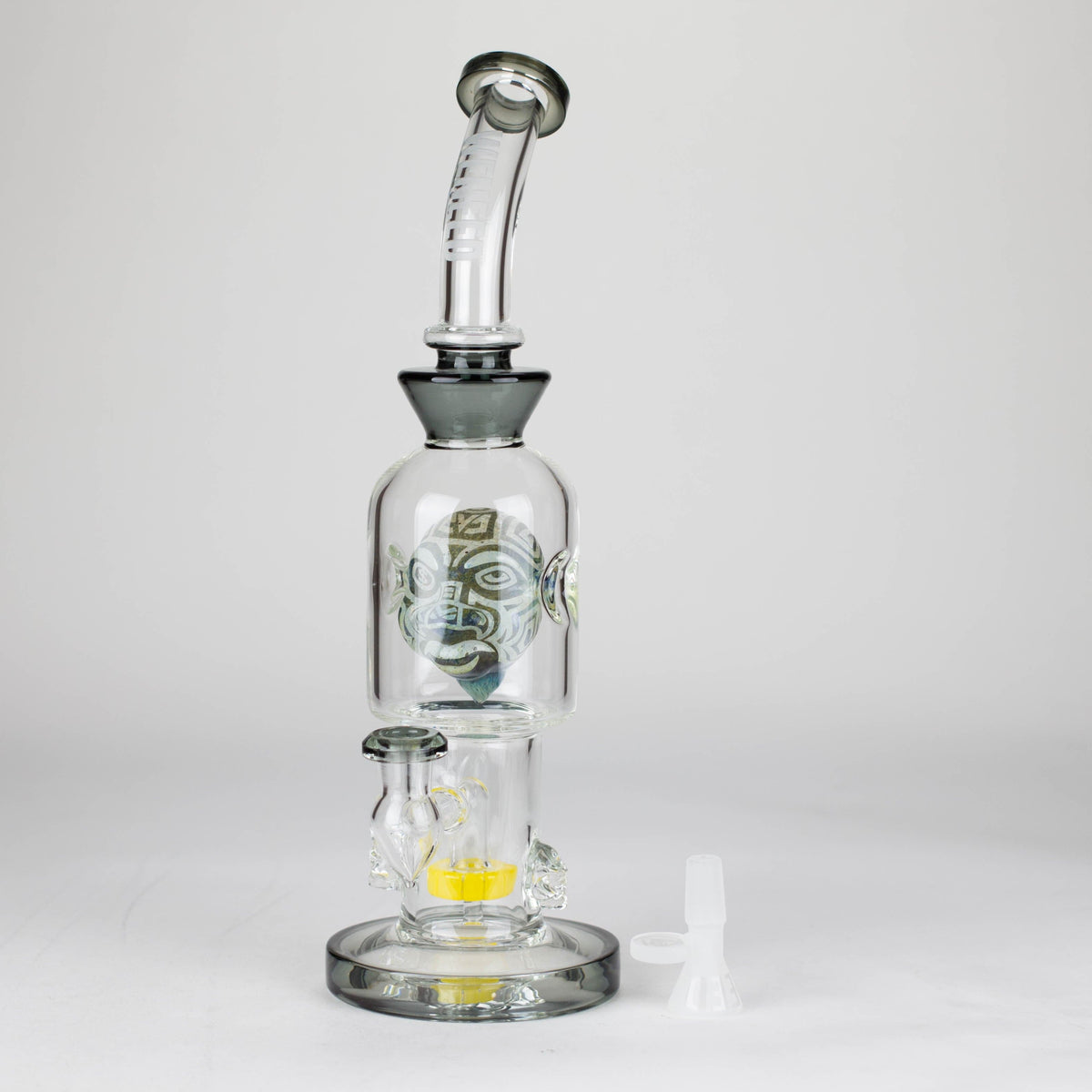 WENEED® Glass Bong WENEED Phantom Grip 13" Stemless Glass Bong WENEED 13" Phantom Grip Bong - 7 mm Glass
