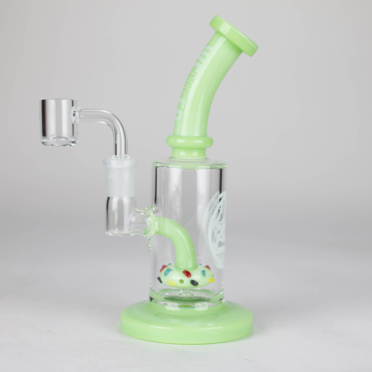 WENEED® Glass Bong WENEED | 7" Basic Flow Bong WENEED Basic Flow Quartz Banger Rig | Canada