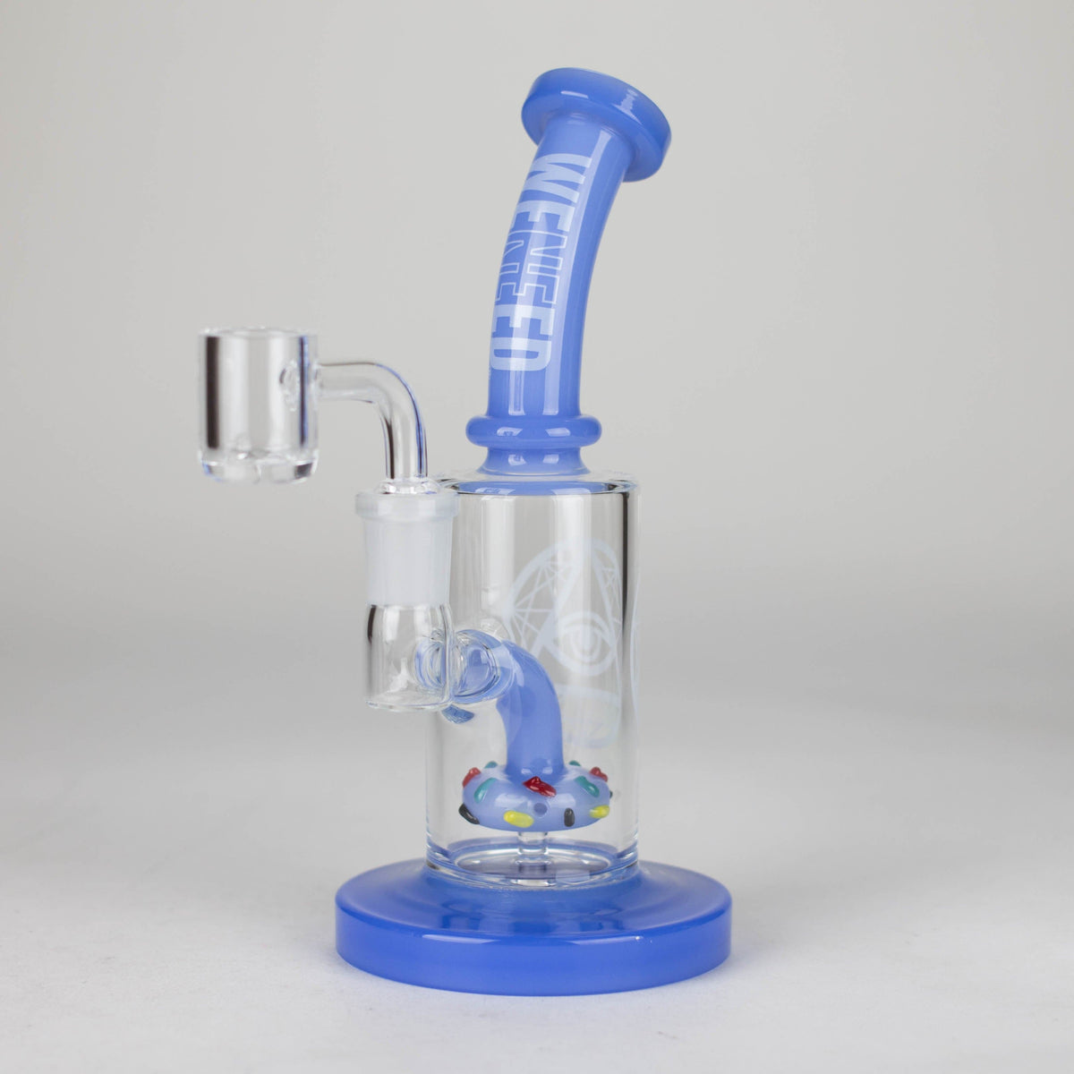 WENEED® Glass Bong WENEED | 7" Basic Flow Bong WENEED Basic Flow Quartz Banger Rig | Canada