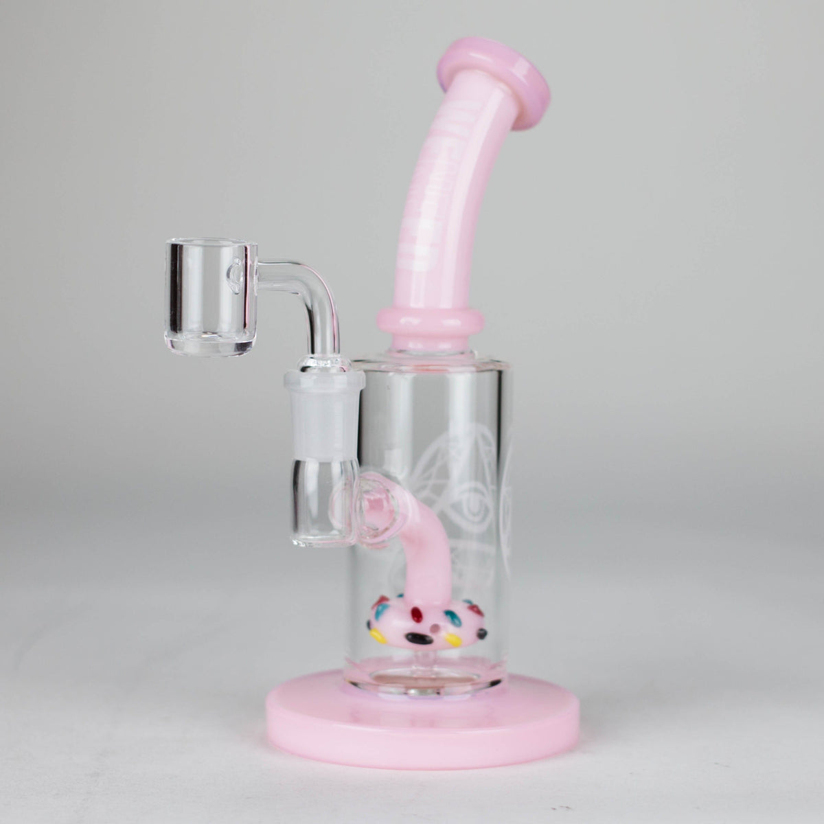 WENEED® Glass Bong WENEED | 7" Basic Flow Bong WENEED Basic Flow Quartz Banger Rig | Canada