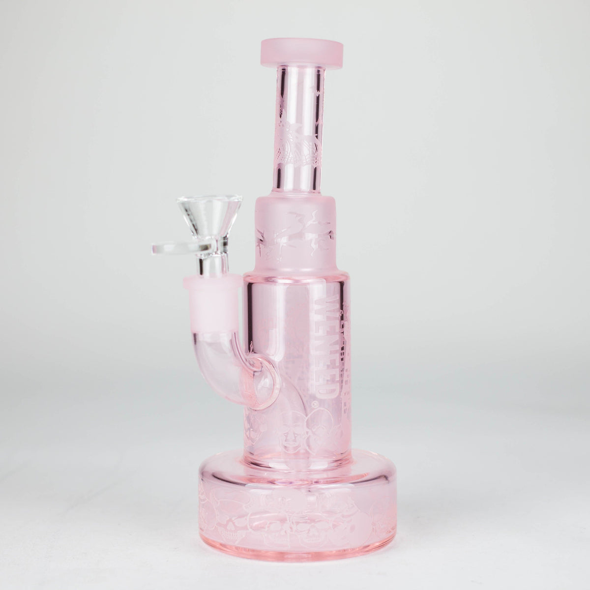 WENEED® Glass Bong WENEED 8" Phantom Mist Stemless Glass Bong WENEED 8" Phantom Mist Stemless Glass Bong