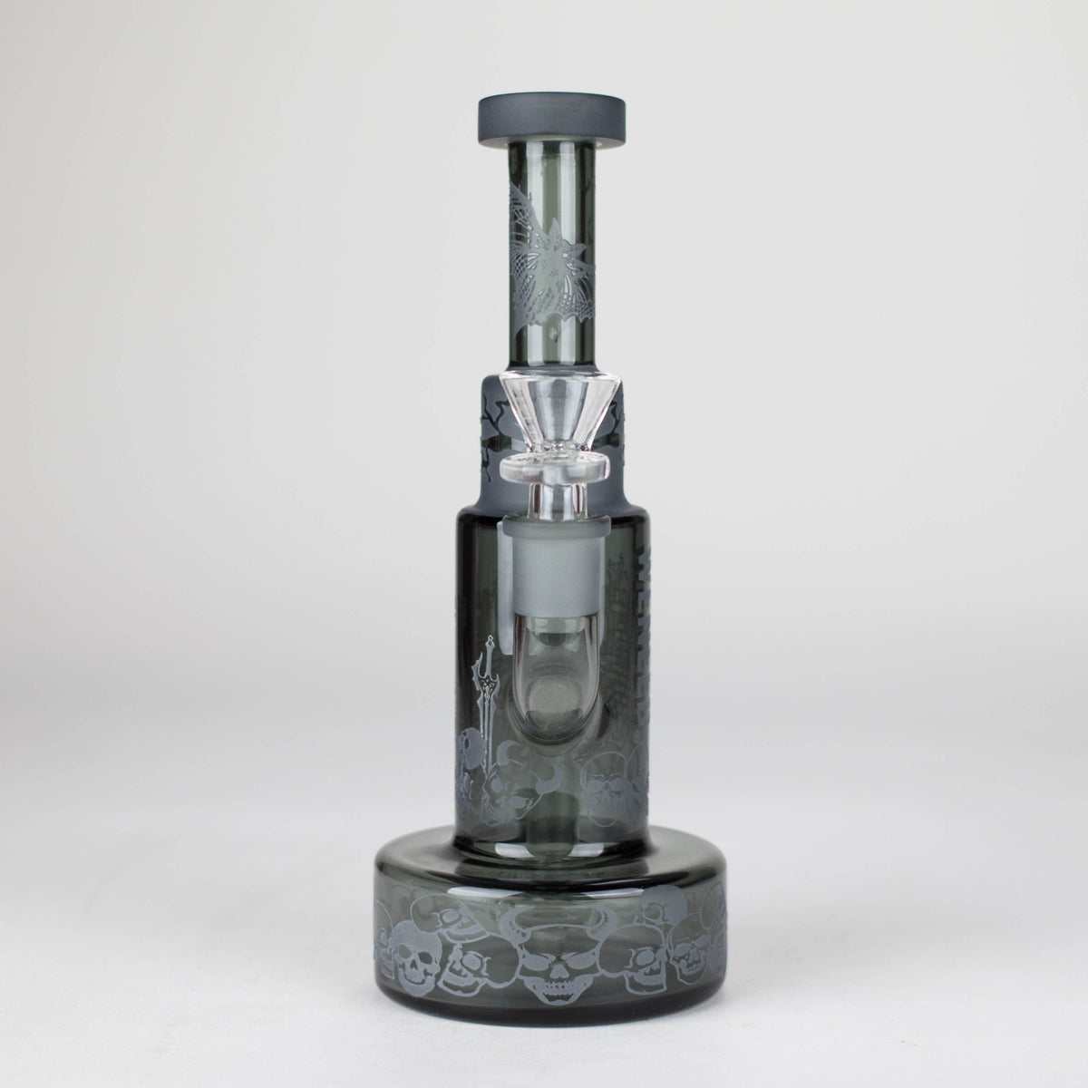 WENEED® Glass Bong WENEED 8" Phantom Mist Stemless Glass Bong WENEED 8" Phantom Mist Stemless Glass Bong