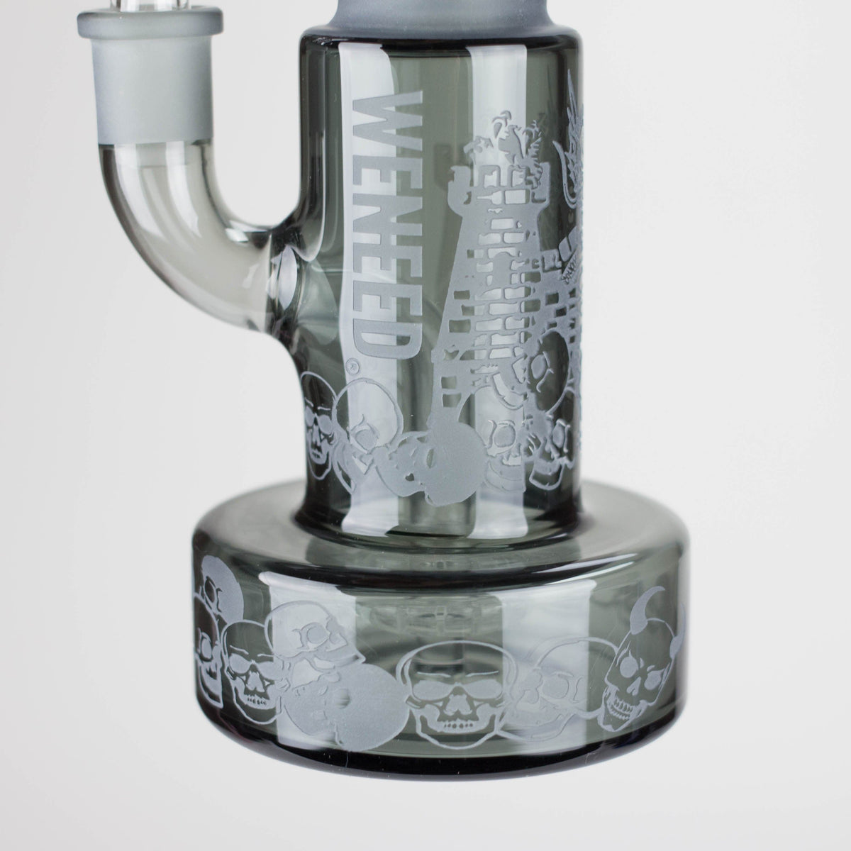 WENEED® Glass Bong WENEED 8" Phantom Mist Stemless Glass Bong WENEED 8" Phantom Mist Stemless Glass Bong