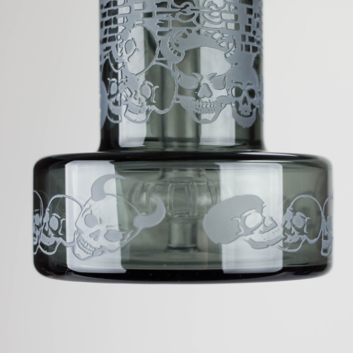 WENEED® Glass Bong WENEED 8" Phantom Mist Stemless Glass Bong WENEED 8" Phantom Mist Stemless Glass Bong